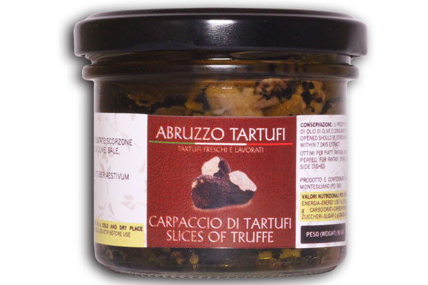 Carpaccio di tartufo nero